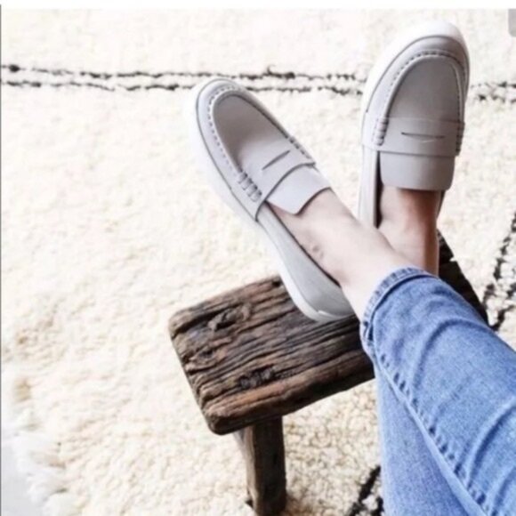 Rag & Bone New York Colby Light Gray Moccasin Platform Loafer, Size 7 - Picture 12 of 12